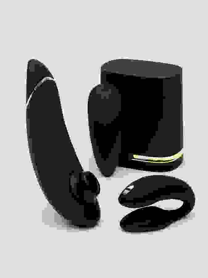 Womanizer X We-Vibe Golden Moments Limited Edition Pleasure Collection, Black, hi-res
